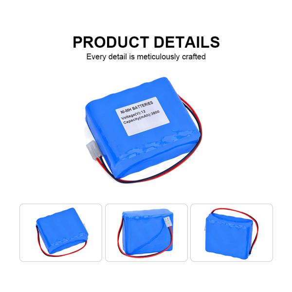 Горячая продажа аккумулятор с гидридом никелевого металла 12В 3800mah 2000mAh 3000mAh Nimh аккумулятор