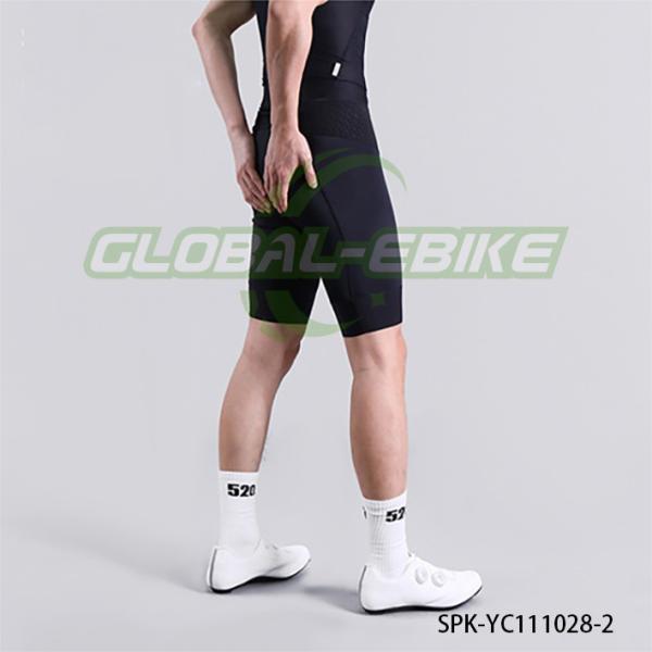 Calças de ciclismo apertadas masculinas com almofada sísmica de efeito para conforto em trilhas de ciclismo de montanha