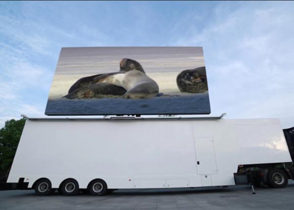 High Definition P8 Mobile LED Screen Outdoor IP65 1/4 Scan Driving Method