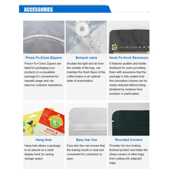 сторона сумок кофе стойки алюминиевой фольги емкости 250g Resealable вверх Gusseted с клапаном