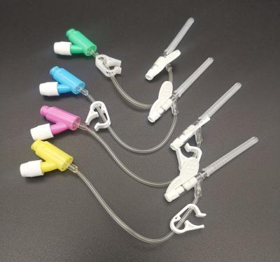 Violeta 304 Cânula IV descartável Tipo Y 26G Pressão positiva para vasos sanguíneos minúsculos