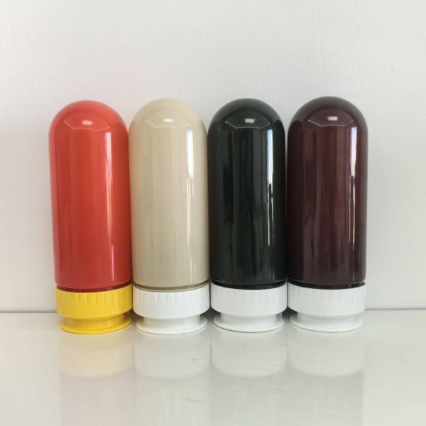 Silk Screen Printing 200ml 250ml Round PET Plastic Bottle with Black Anti Theft Screw Cap Ideal Food Packaging Container