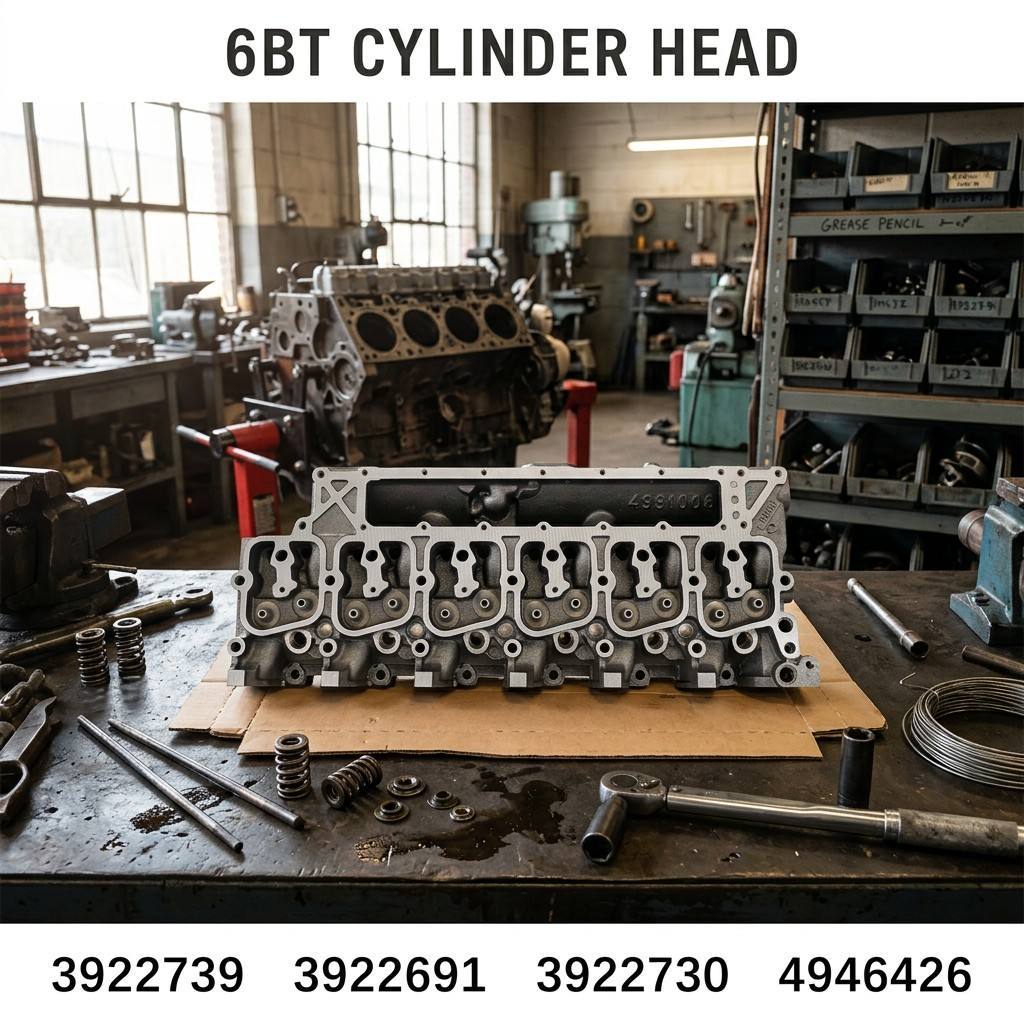 Cylinder Head 3925400 3934747 3934746 3934773 3917287 for 6BT 6BT5.9 Excavator
