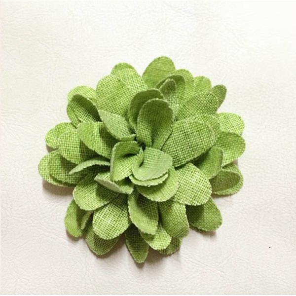 Hair Clips Rustic Fabric Flower Decorations Headbands Use In Diy Wedding