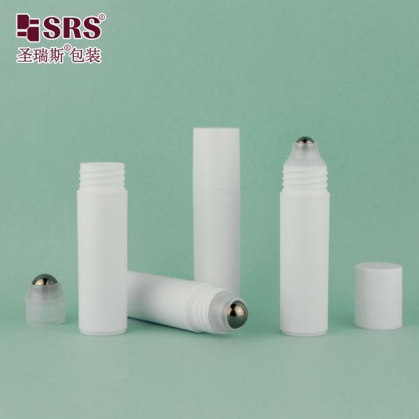 RPPF-20ML Empty PCR PP Injection Roll On Bottle Frosted Faded Red For Refreshing