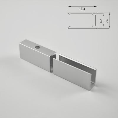 Silver Flexible Silicone Neon Light Accessories 06*12 slotted / exposed buckle installation
