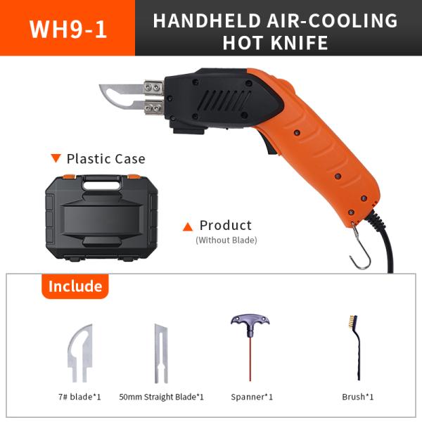 Handheld резец 100w жары ткани воздушного охлаждения для резать веревочку