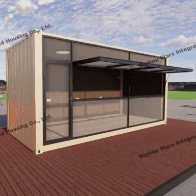 Modern Readymade House Container Easy Assembly Relocation Tiny Shop Container Homes