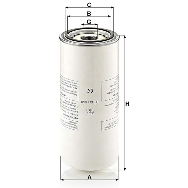 Air And Oil Separator Filter For Air Compressor LB-13145/3 P782909 OV 6076 OAS99047
