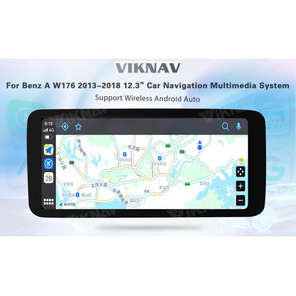 Viknav 12.3 дюймовый Android Для Benz A W176 CLA C117 GLA X156 G W463 2013-2018 GPS Автомобиль с экрановым радиоплеером (NTG5.0)