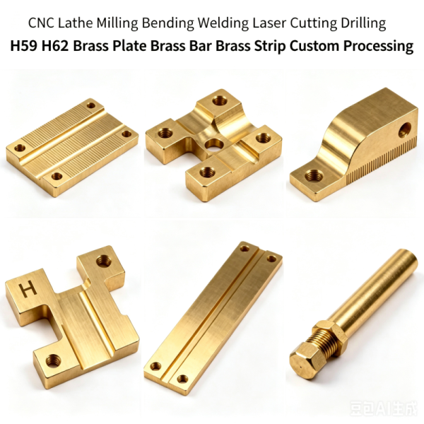 Customized Brass Processing H59H62 Parts Processing CNC Processing Copper Sheet, Copper Round Rod Processing purple Copper