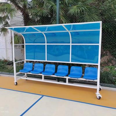 Substitua o estádio da escola de Team Bench Shelters For Outdoor do futebol
