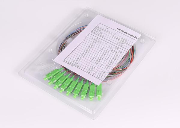 1x2 1x4 1x8 1x16 1x32 1x64 Fiber Optic PLC Splitter With SC Connector Optical Fiber Splitter