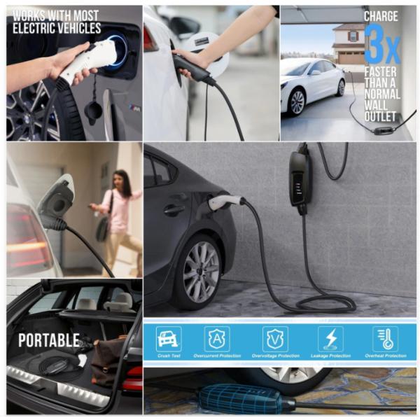 CCS Combo 2 EV CCS2 Adaptor Type-C USB Cable Adapter for Fast Charging -25°C 55°C