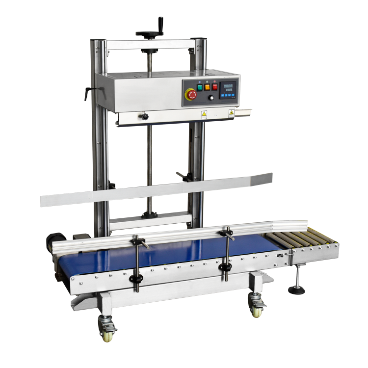 FRL200A Heavy Duty 25kg Load Capacity Continuous Band Sealer with 10mm Sealing Width for Plastic Bags