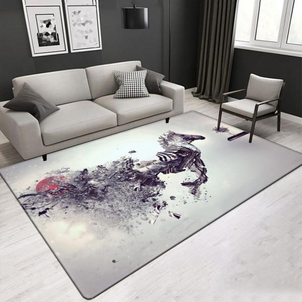 Halloween Holiday polyester fiber Printing Indoor Rugs and Mats100x150cm, 12mm,MOQ:1PCS