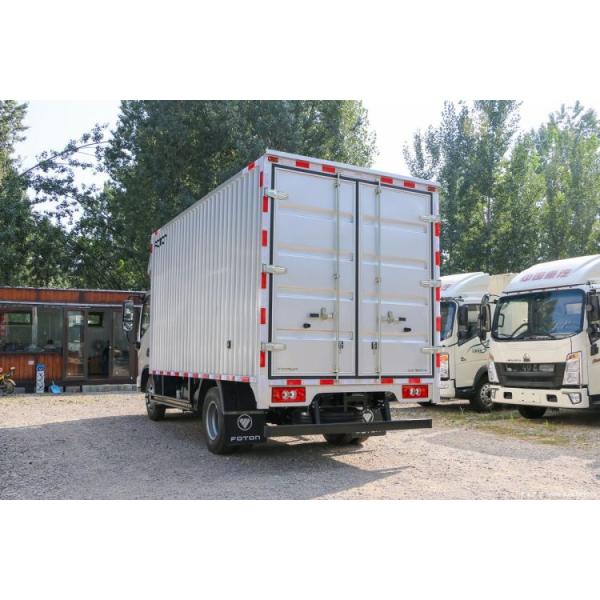 Beiqi Foton 158HP 4X2 4.14m Single-Row Van Light Truck Stock Hot Fukuda Omark S1 Chang Ying Version