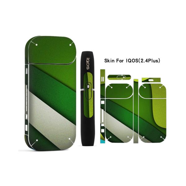 Colorful Skin Electronic Cigarettes Sticker / Waterproof Pvc Sticker For Iqos 2.4plus