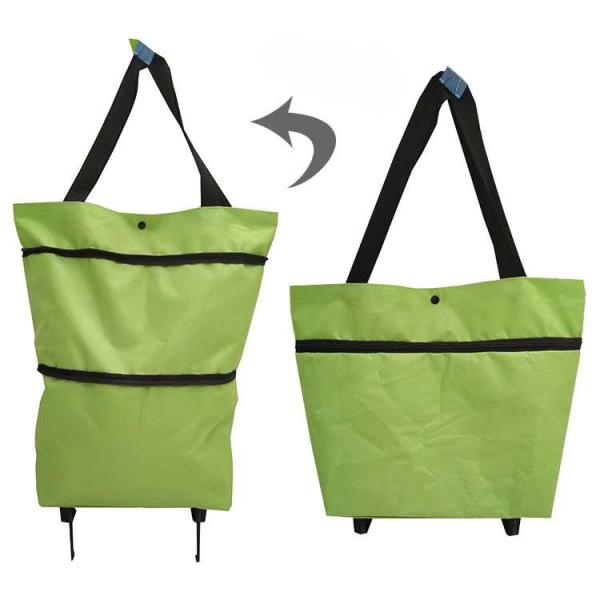 Laundry Utility Big Capacity Grocery Shopping Cart Lightweight Folding Waterproof Insulated Shopping Trolley