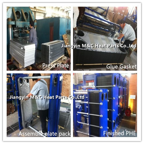 Juntas desprendibles V120 equivalente del cambiador de calor de la placa