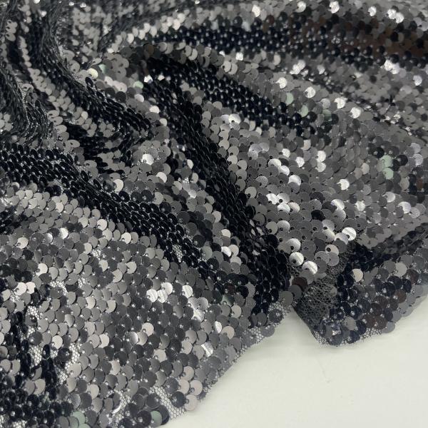 Eco Friendly Sequins Embroidered Fabric M05-017
