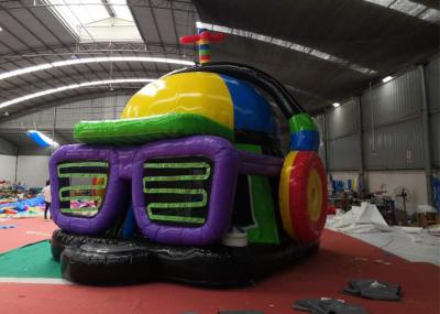Headset Dazzle Gorgeous Blow Up Jump House For Sports Arenas 3 Years Warrenty
