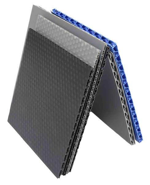 2mm - 20mm Plastic Hollow Sheet Durable Honeycomb Polypropylene Panels
