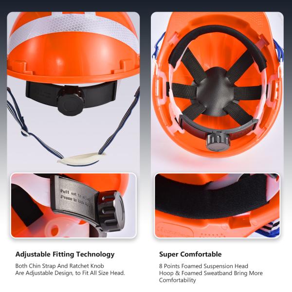 ABS Carbon Fiber Hard Industrial Safety Helmet Construction Safety Helmets Mining