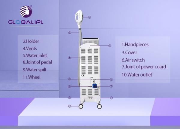 Professional Hair Removal Beauty Machine SHR / SSR 3000w For Beauty Salon