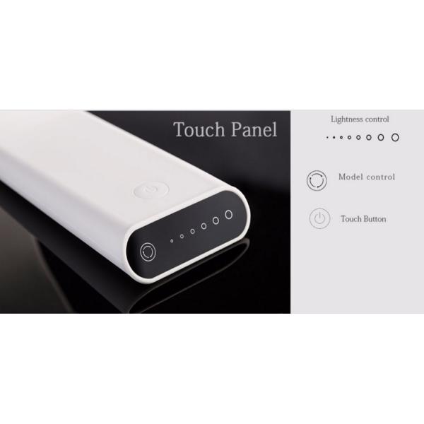Flexible 4 levels touch control dimmable led table light,eye protected rechareable led desk lamp