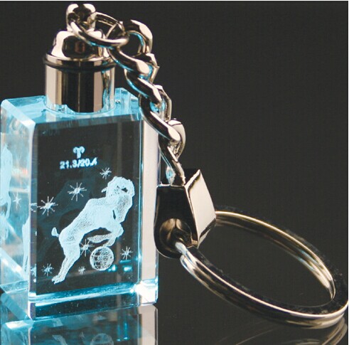 Crystal Transparent Key Chain