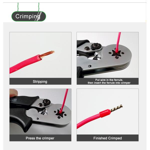 Ferrules конца провода шнура VE0508 0.5mm изолированные ² терминальные ботинки шнуруют медный провод Ferrule гофрируют