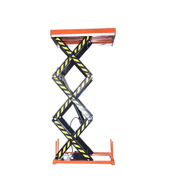 Hydraulic Scissor Lift Table 1000kgs Load 4m Stationary Lift Table
