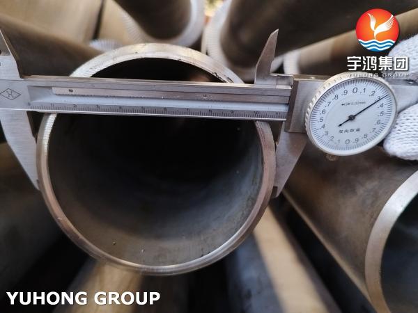 HF Welding Solid Fin Tubes ASTM A312 TP304H For Waste Heat Recovery Units
