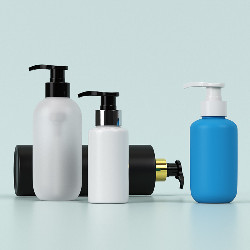 Пластмасса пустого лосьона QZH  разливает солому по бутылкам пшеницы 200ml Refillable