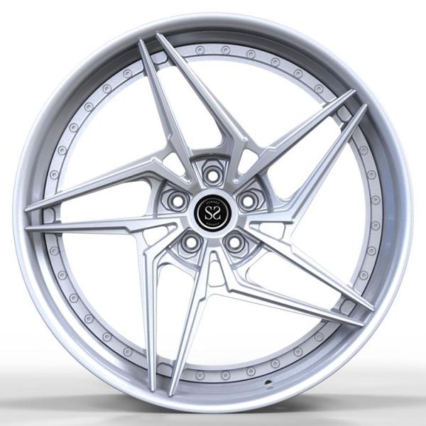 Custom 21x9 Silver 2 PC Forged Aluminum Alloy Rims For Audi Q7