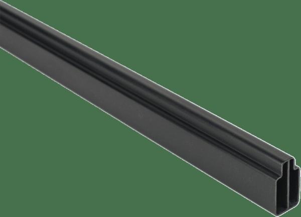 High Strength Abs Plastic Strips Black Channel PVC Trim Strip Profiles Customized