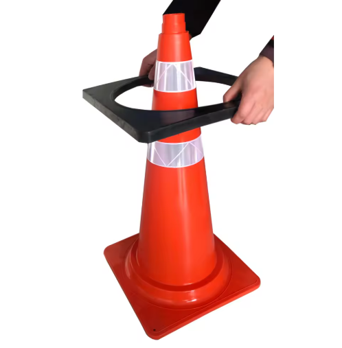Factory Supply Hot Selling 2kg Rubber Cone Weight for Traffic Cone Windproof Rubber Cone Bed