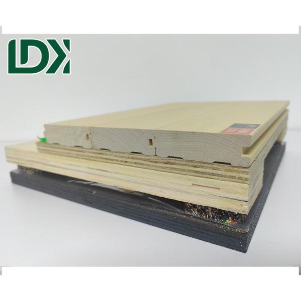 Cancha de baloncesto asequible de madera de arce, diseño personalizado para interior o exterior