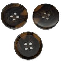klaxon en plastique Desgin de Faux de boutons de manteau du trou 32L 4 avec la jante
