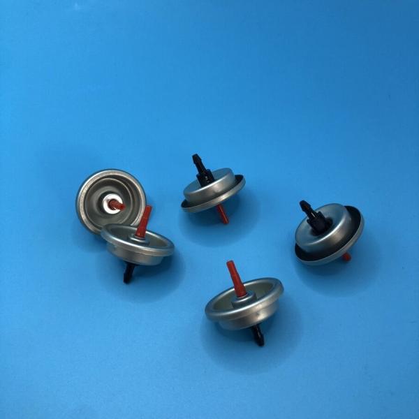 Plastic or Metal Stem Lighter Refillable Gas Tank Valve Mounting Cup with Down Dimples