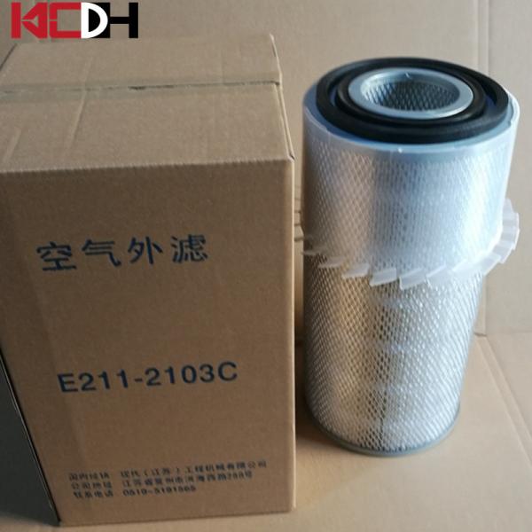 Элемент E211-2103c воздушного фильтра запасных частей двигателя экскаватора Hyundai
