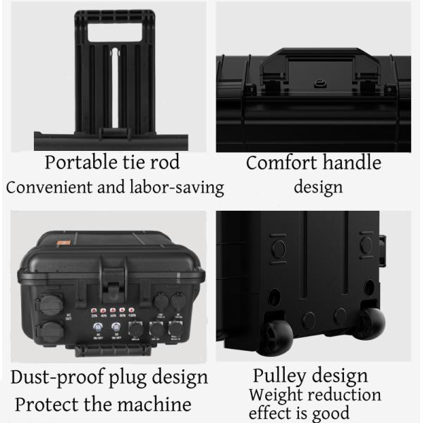 3000W LiFePO4 Battery Pack Outdoor Camping Portable Power Station Solar Generator