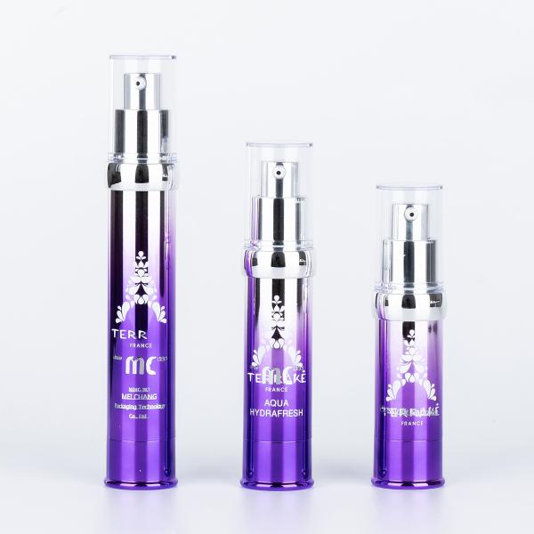 ABS Material Airless Pump Bottle Cosmetic Packaging 15ml 20ml 30ml (MC-201)