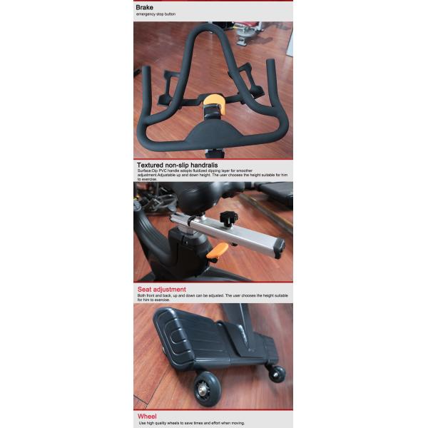 Велосипед коммерчески крытого спортзала алюминиевого сплава закручивая