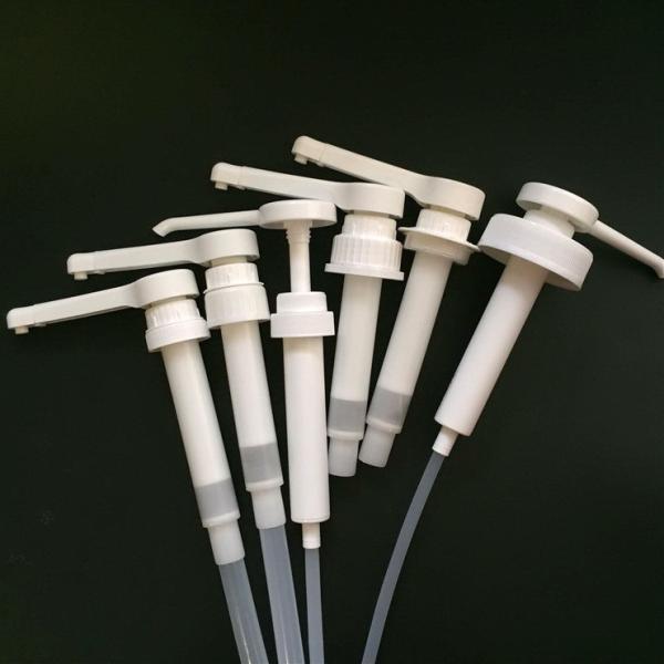 Big Dosage Tomato Sauce Pump , Oyster / Beverage Long Nozzle Hand Lotion Pump