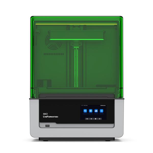 UniFormation GK3 LCD Printer 0.3'' LCD Photocuring Resin 3d Model Making Printer with Build-in Heating System & Odor Filter