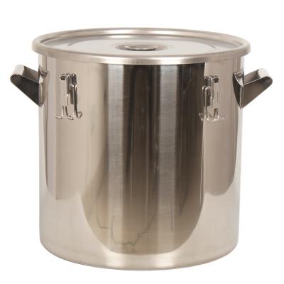 Corrosion Resistant Stainless Steel Round Drum For Restaurant