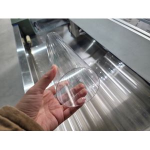 High Efficiency PC Clear Pipe Extrusion Machine Frequency Inverter Control