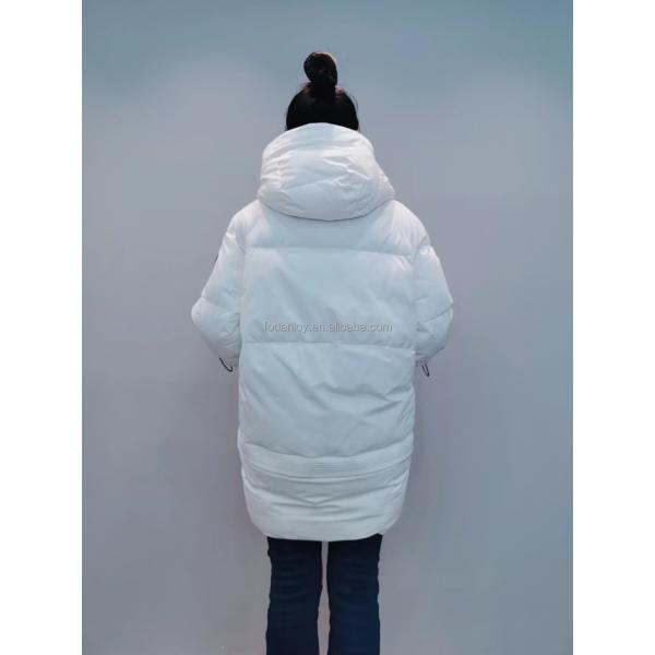 FODARLLOY F22560 Ladies Warm Hooded Cotton-padded Clothes Women Slim Long Winter Jackets Women Coats